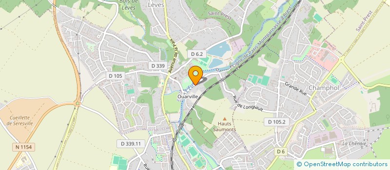 localisation de l'entreprise MADAME ODILE LANGLOIS-NOLET  TOURGEVILLE