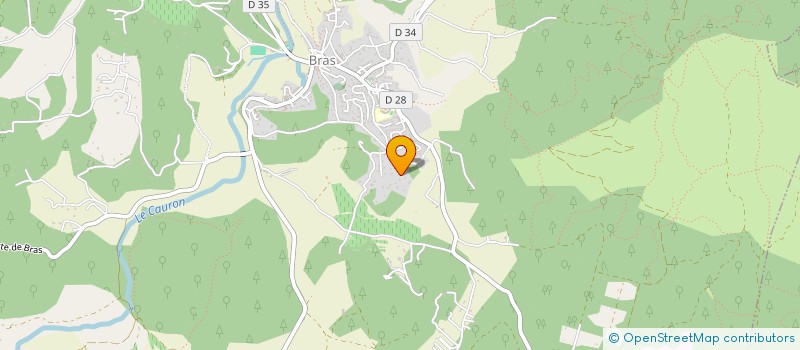 localisation de l'entreprise MADAME ODILE LANTELME  BRAS