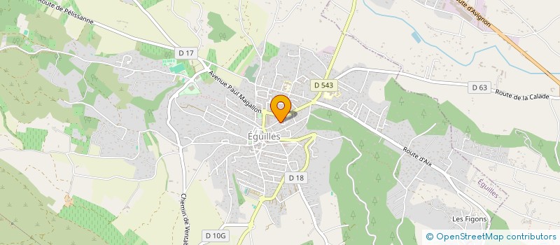 localisation de l'entreprise MADAME ODILE LAYNAT à EGUILLES