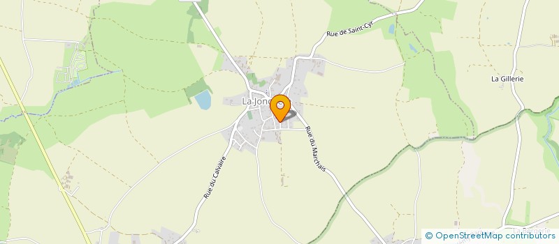 localisation de l'entreprise MADAME ODILE LE MEUR  LA JONCHERE