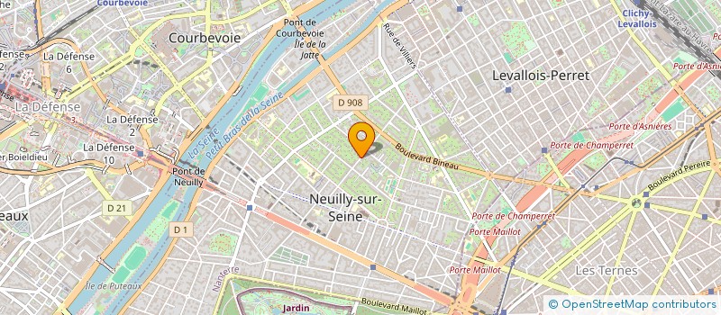 localisation de l'entreprise MADAME ODILE LE PELLETIER DU CLARY à NEUILLY-SUR-SEINE