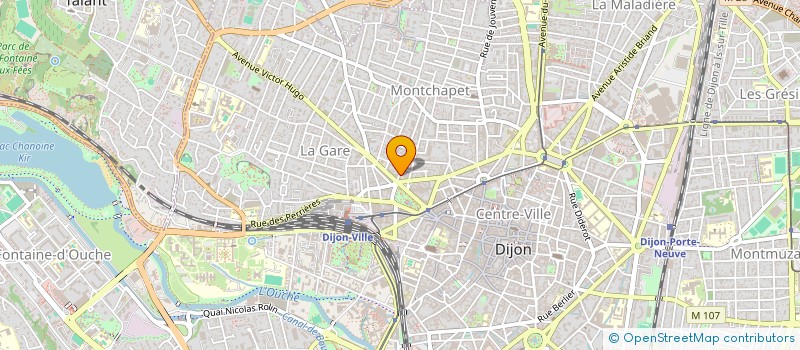 localisation de l'entreprise MADAME ODILE LECOCQ à DIJON