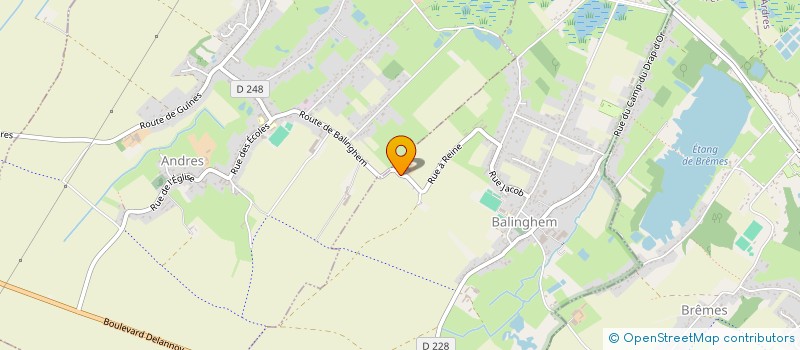 localisation de l'entreprise MADAME ODILE LELEU  BALINGHEM