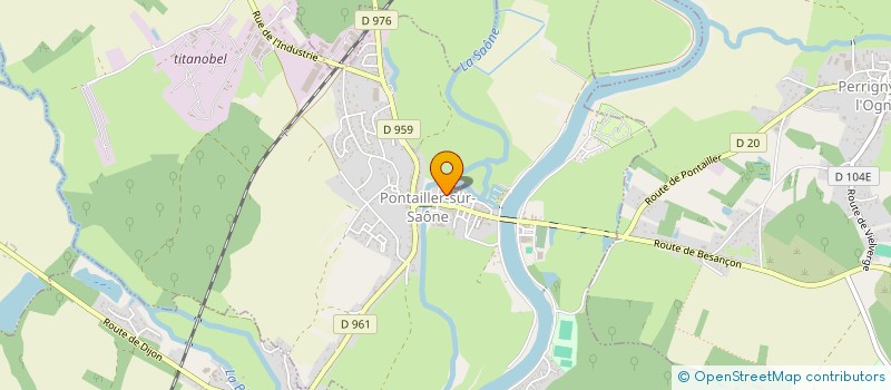 localisation de l'entreprise MADAME ODILE LEMAIRE  MAXILLY-SUR-SAONE