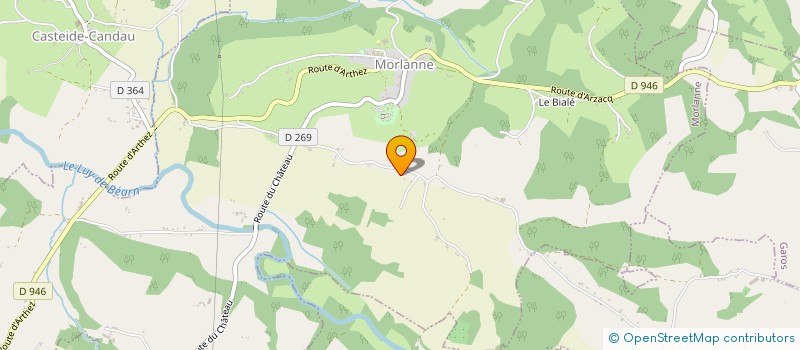 localisation de l'entreprise MADAME ODILE LENDOSTE  MESPLEDE