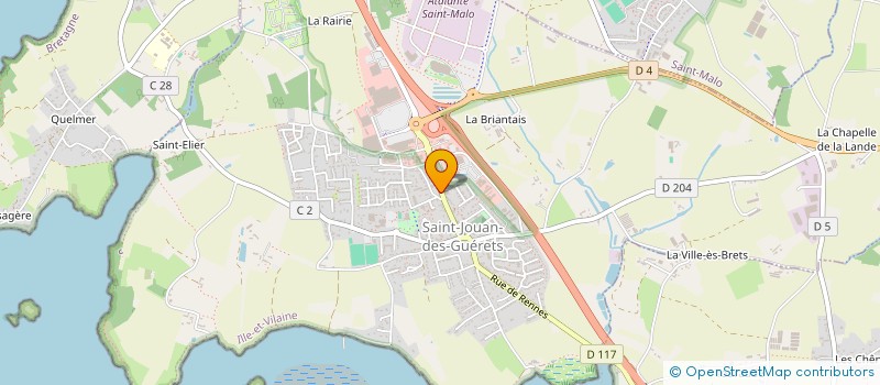 localisation de l'entreprise MADAME ODILE LEON  SAINT-JOUAN-DES-GUERETS