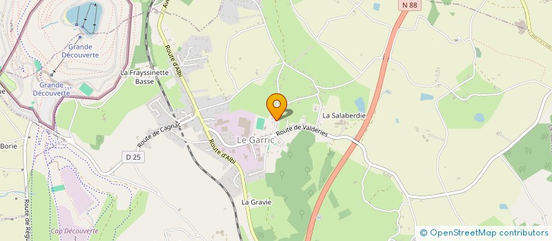 localisation de l'entreprise MADAME ODILE LEPERS  LE GARRIC