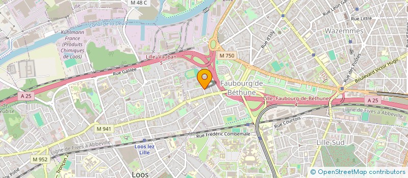 localisation de l'entreprise MADAME ODILE LEPOIVRE  LILLE