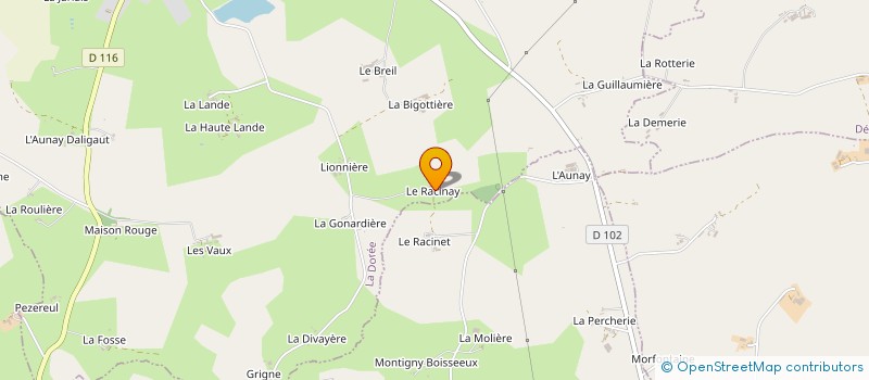 localisation de l'entreprise MADAME ODILE LEPONT à LA DOREE
