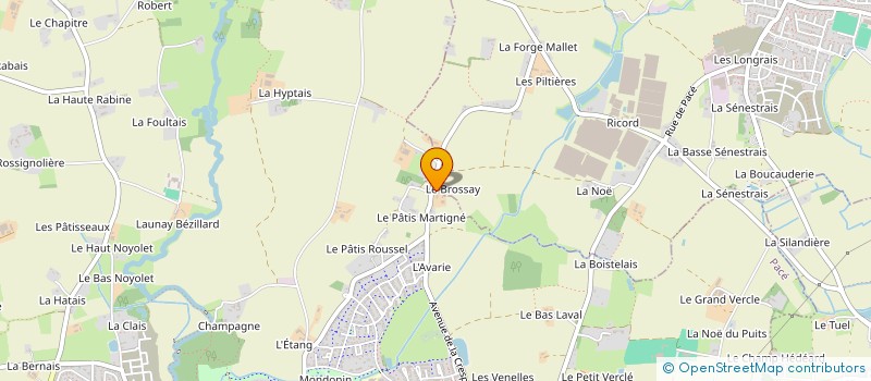 localisation de l'entreprise MADAME ODILE LESAIGE à PACE