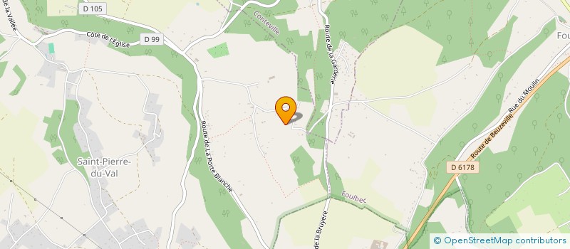 localisation de l'entreprise MADAME ODILE LEVILLAIN  SAINT-PIERRE-DU-VAL