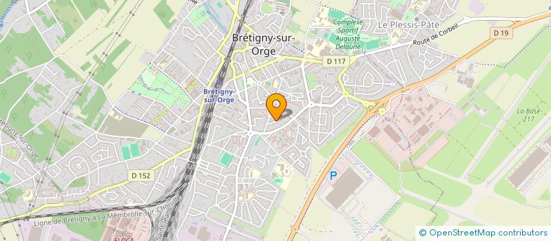 localisation de l'entreprise MADAME ODILE LIENARD à BRETIGNY SUR ORGE