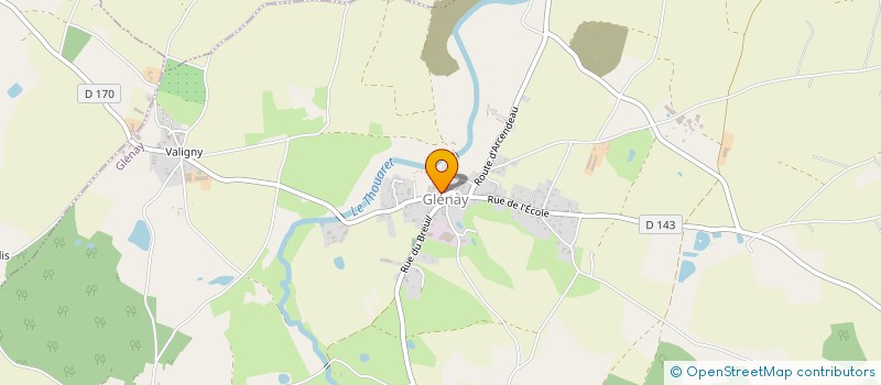 localisation de l'entreprise MADAME ODILE LOISEAU à GLENAY