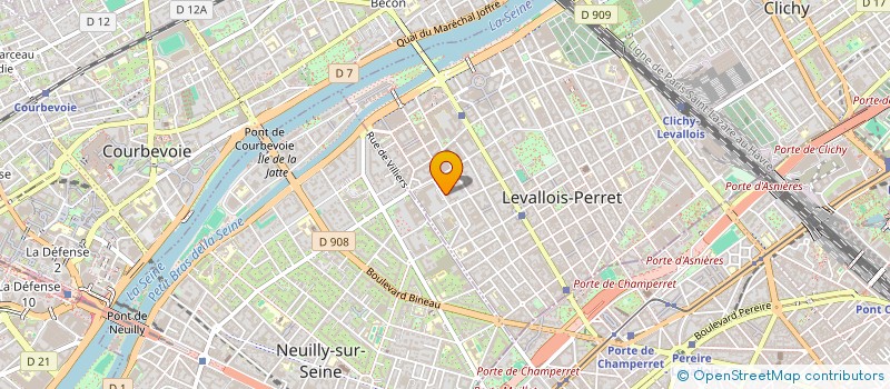 localisation de l'entreprise MADAME ODILE MAAREK à LEVALLOIS-PERRET