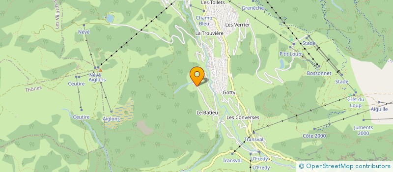 localisation de l'entreprise MADAME ODILE MACHET à LA CLUSAZ