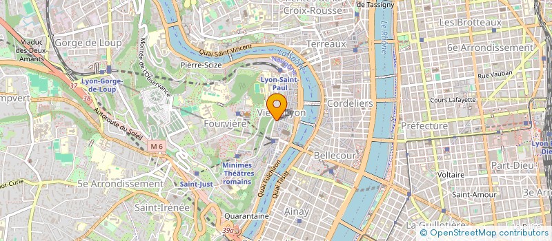 localisation de l'entreprise MADAME ODILE MADELEINE PERDRIAU  LYON