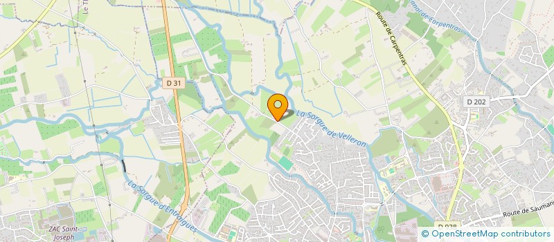 localisation de l'entreprise MADAME ODILE MANAOUI  L'ISLE-SUR-LA-SORGUE