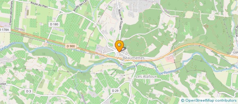 localisation de l'entreprise MADAME ODILE MANAOUI  BEAUMETTES