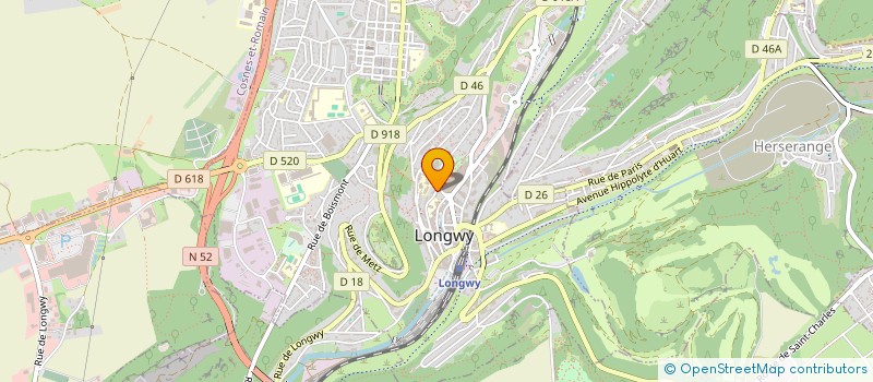 localisation de l'entreprise MADAME ODILE MANGIN à LONGWY