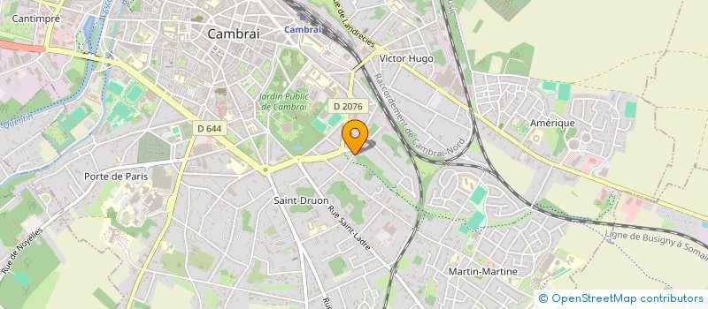 localisation de l'entreprise MADAME ODILE MARCELLE MARIE GUENET  CAMBRAI