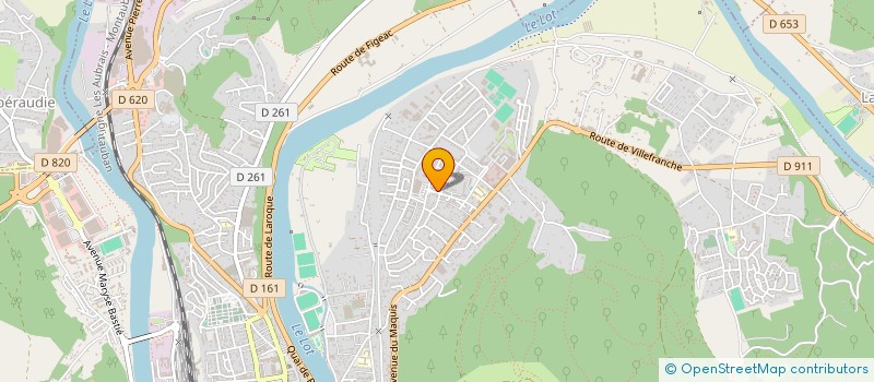 localisation de l'entreprise MADAME ODILE MARIMBORDES  CAHORS