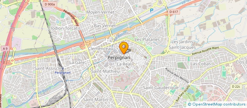 localisation de l'entreprise MADAME ODILE MASSIN à PERPIGNAN