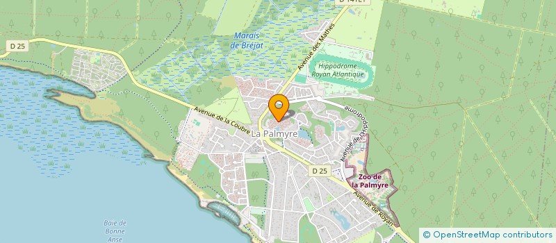 localisation de l'entreprise MADAME ODILE MASSONNET  LES MATHES