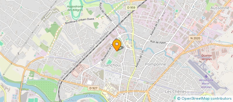 localisation de l'entreprise MADAME ODILE MAUDOUS  MONTAUBAN