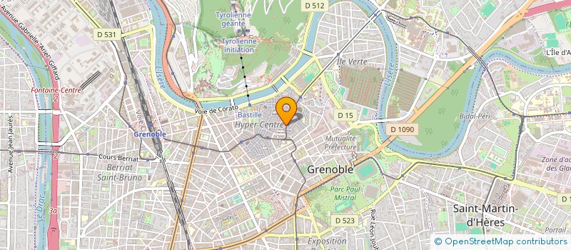 localisation de l'entreprise MADAME ODILE MEIGNOZ  GRENOBLE