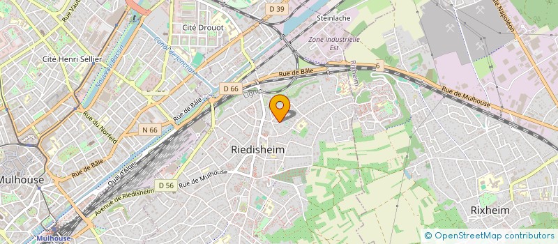 localisation de l'entreprise MADAME ODILE MEISTERLIN  RIEDISHEIM