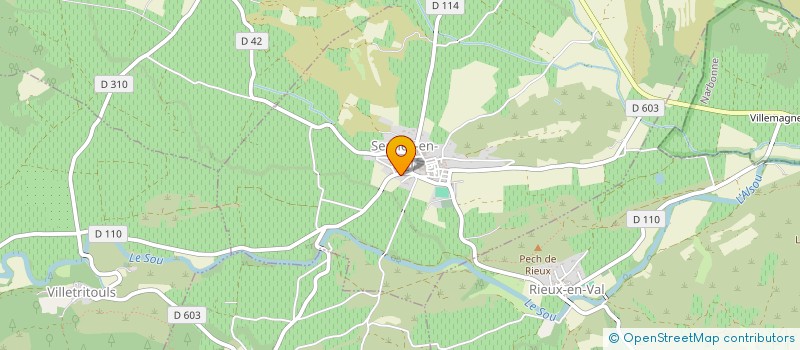 localisation de l'entreprise MADAME ODILE MIQUEL  SAINT-LAURENT-DE-LA-CABRERISSE