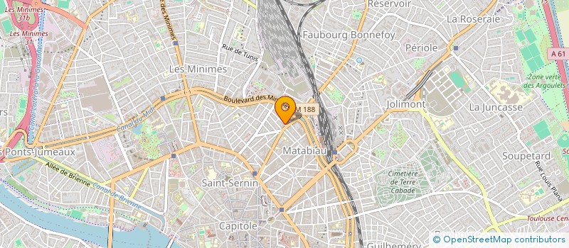 localisation de l'entreprise MADAME ODILE MIR à TOULOUSE