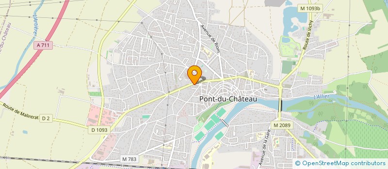 localisation de l'entreprise MADAME ODILE MOINGS  PONT-DU-CHATEAU