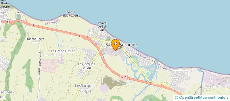 localisation de l'entreprise MADAME ODILE MONTEVILLE  SAINTE-SUZANNE