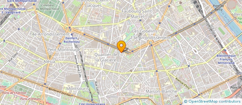 localisation de l'entreprise MADAME ODILE MONTPETIT  PARIS