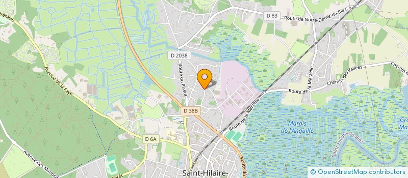 localisation de l'entreprise MADAME ODILE MOURAIN à SAINT-HILAIRE-DE-RIEZ