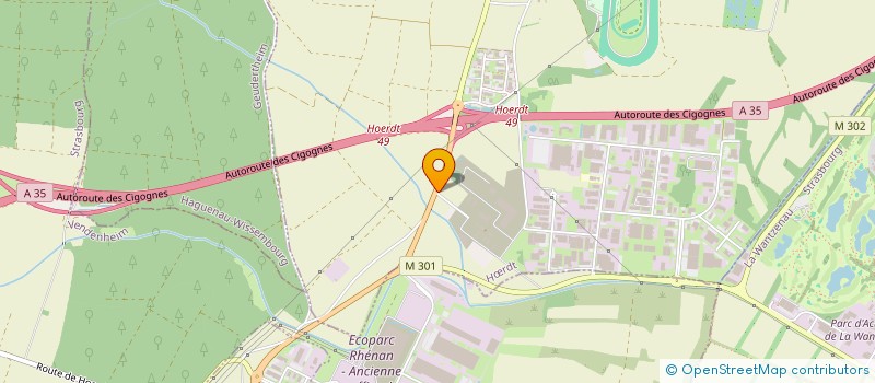 localisation de l'entreprise MADAME ODILE NAEGEL  HRDT