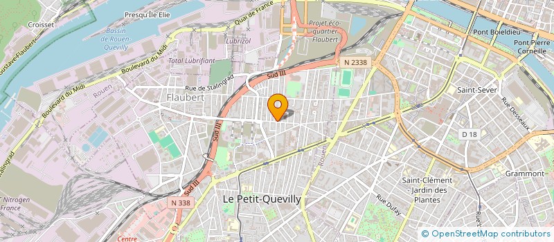 localisation de l'entreprise MADAME ODILE NDZANA à LE PETIT-QUEVILLY