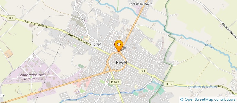 localisation de l'entreprise MADAME ODILE NOVION  REVEL