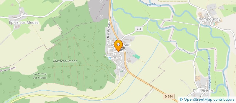 localisation de l'entreprise MADAME ODILE PECQUERY à MAXEY-SUR-VAISE