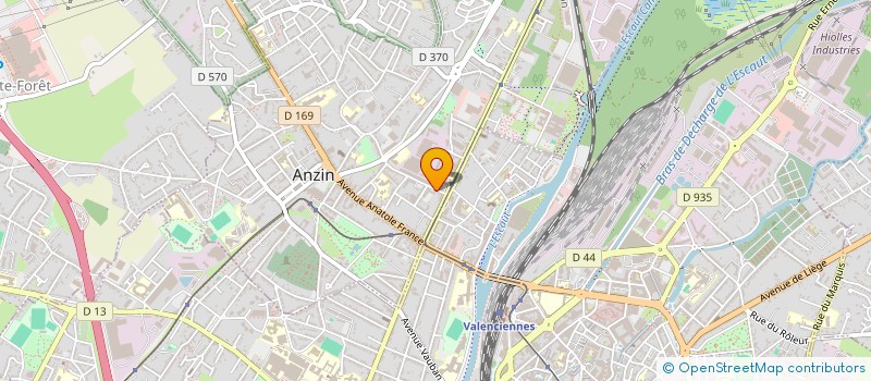 localisation de l'entreprise MADAME ODILE PEINEAU  ANZIN
