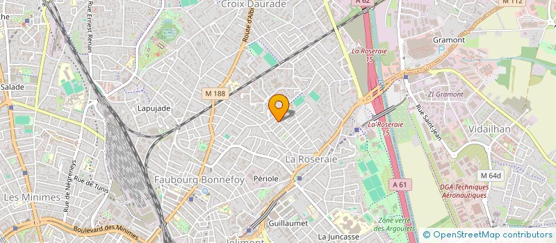 localisation de l'entreprise MADAME ODILE PERON à TOULOUSE