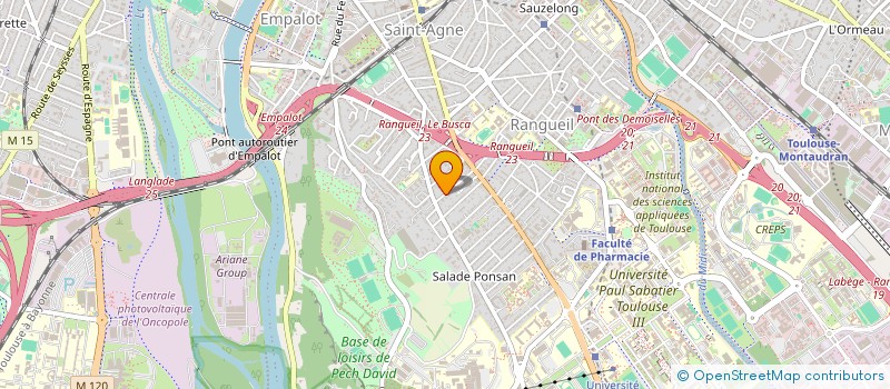 localisation de l'entreprise MADAME ODILE PERRIN à TOULOUSE