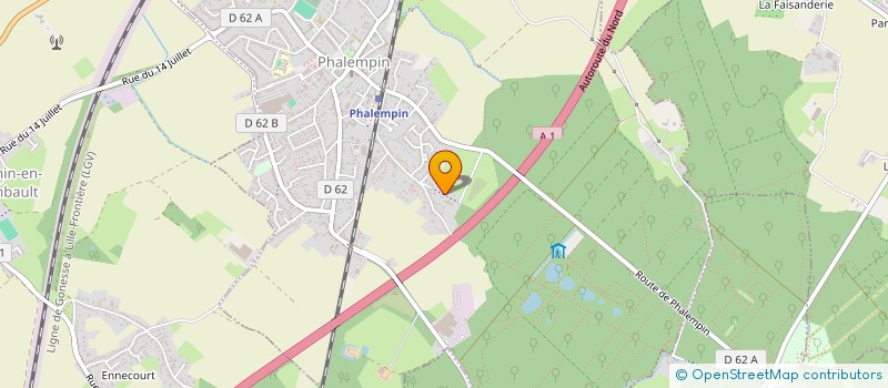 localisation de l'entreprise MADAME ODILE PETILLEON  PHALEMPIN