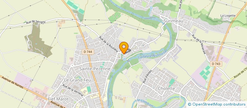 localisation de l'entreprise MADAME ODILE PETRAULT à NIORT