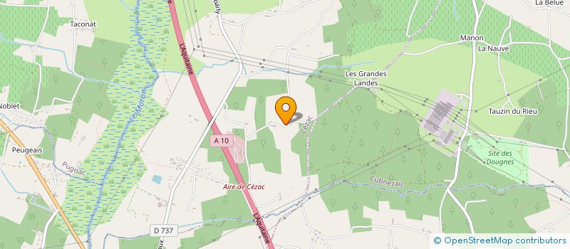 localisation de l'entreprise MADAME ODILE PIERRE  CEZAC
