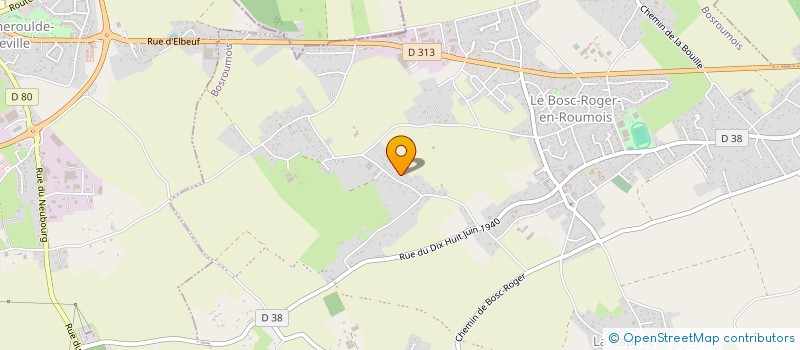 localisation de l'entreprise MADAME ODILE PILLON  BOSROUMOIS