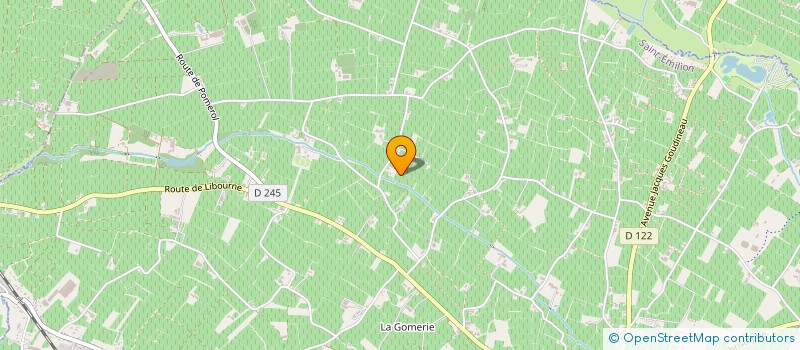 localisation de l'entreprise MADAME ODILE PILOTTE à SAINT-EMILION