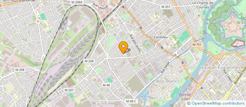 localisation de l'entreprise MADAME ODILE PINSON à LILLE