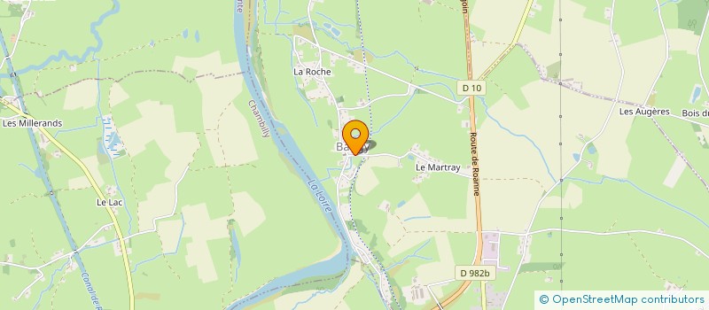 localisation de l'entreprise MADAME ODILE PLUCHAUD  BAUGY